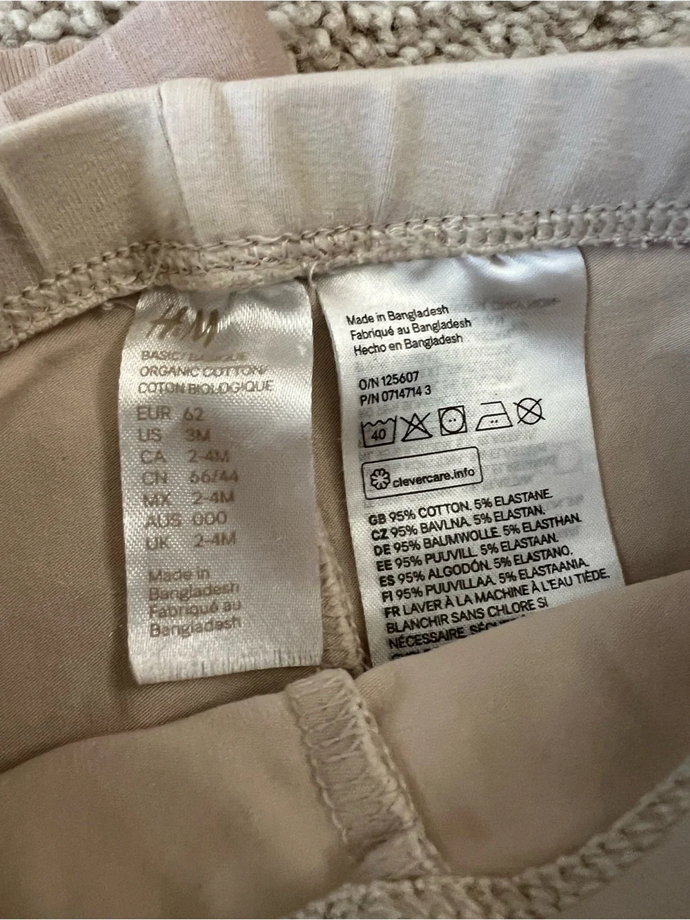 Set of H&M Neutral Bodysuits and Panta